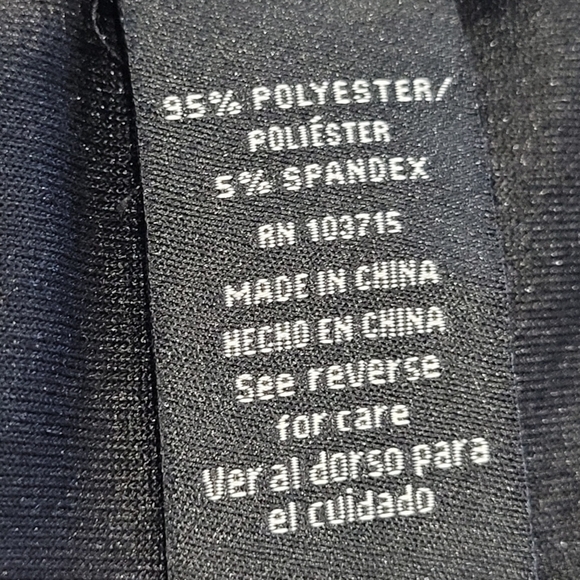 NWT Zac & Rachel PXL Black Velour 3/4 Sleeve Over the Shoulder Blouse - Picture 7 of 8